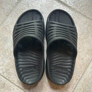Hoka One One Black Slide Sandals